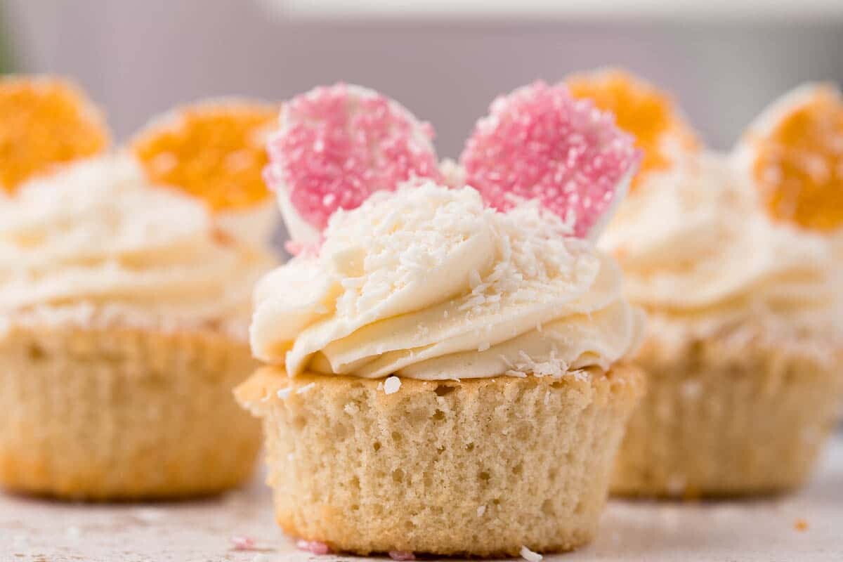 Cupcakes-λαγουδάκια για να γιορτάσετε το Πάσχα