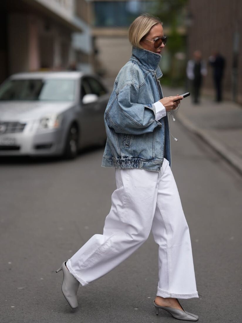 white jeans and how to wear