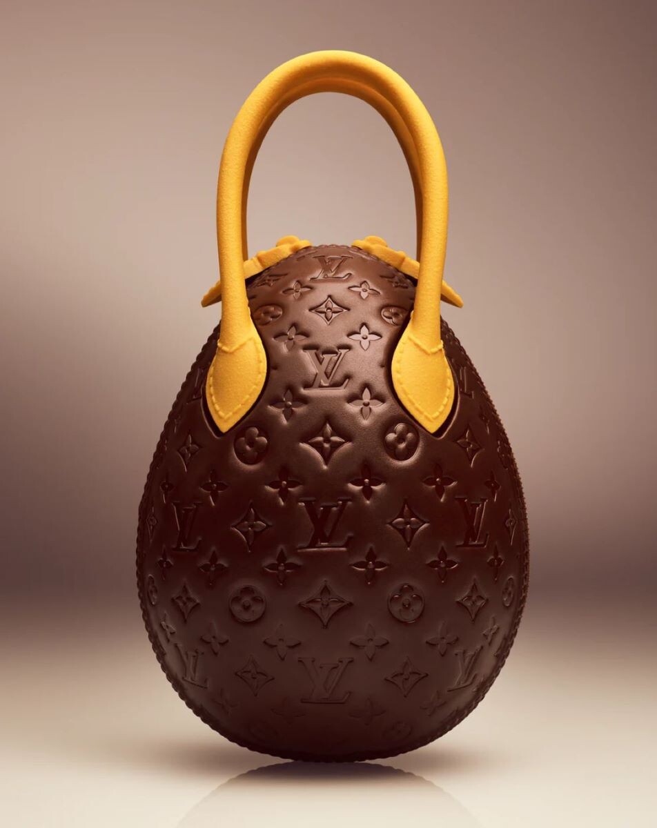 lv chocolate egg bag