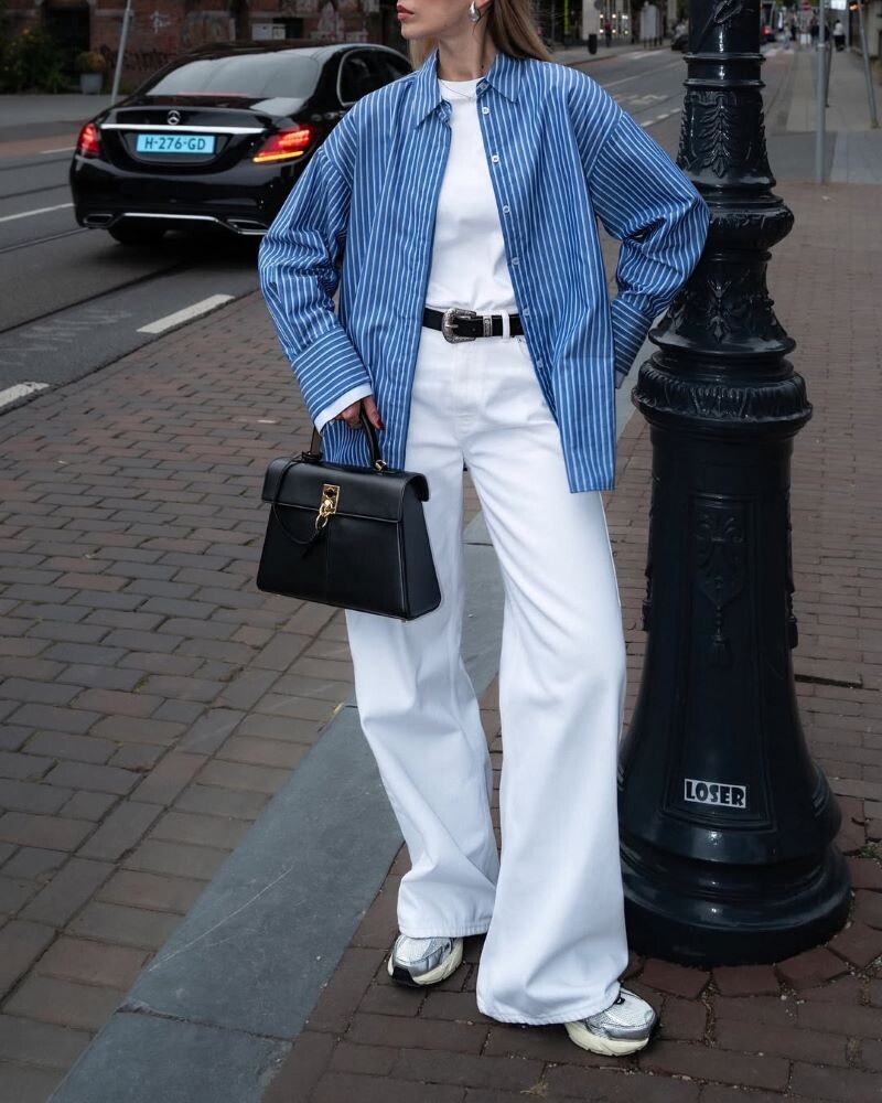 white jeans and how to wear