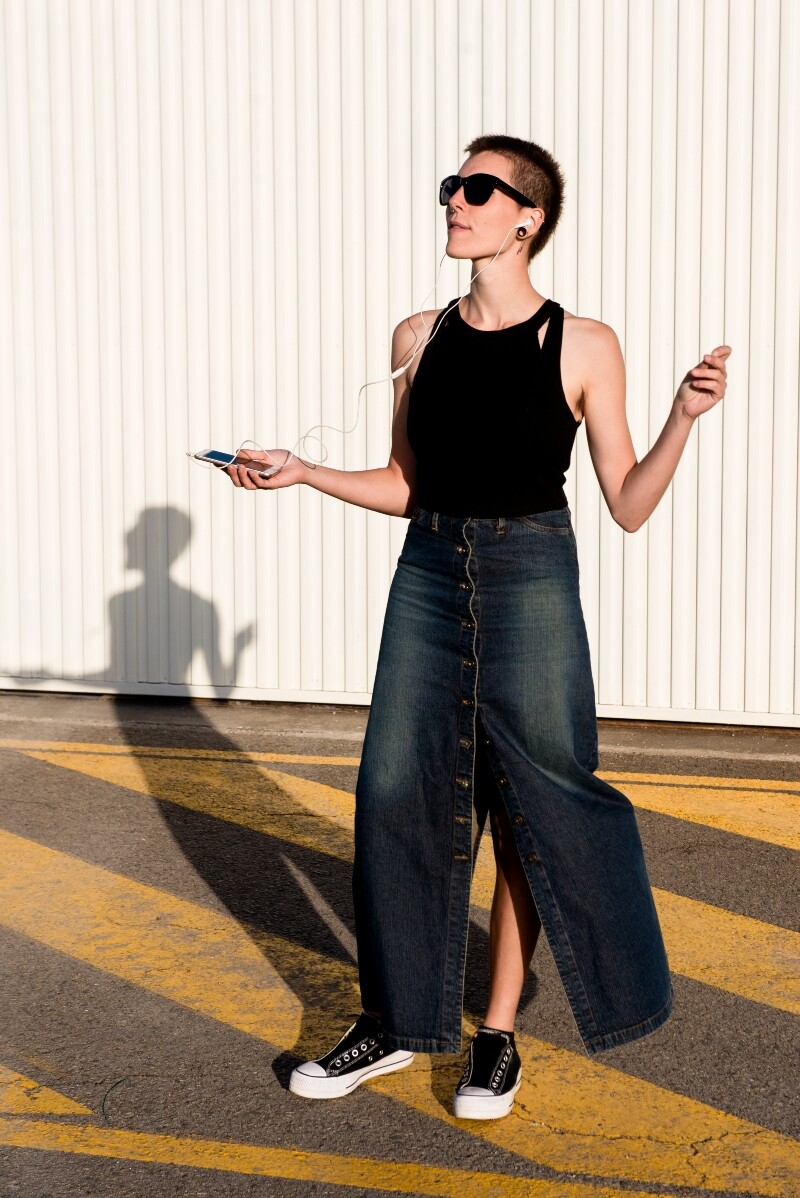 fousta denim