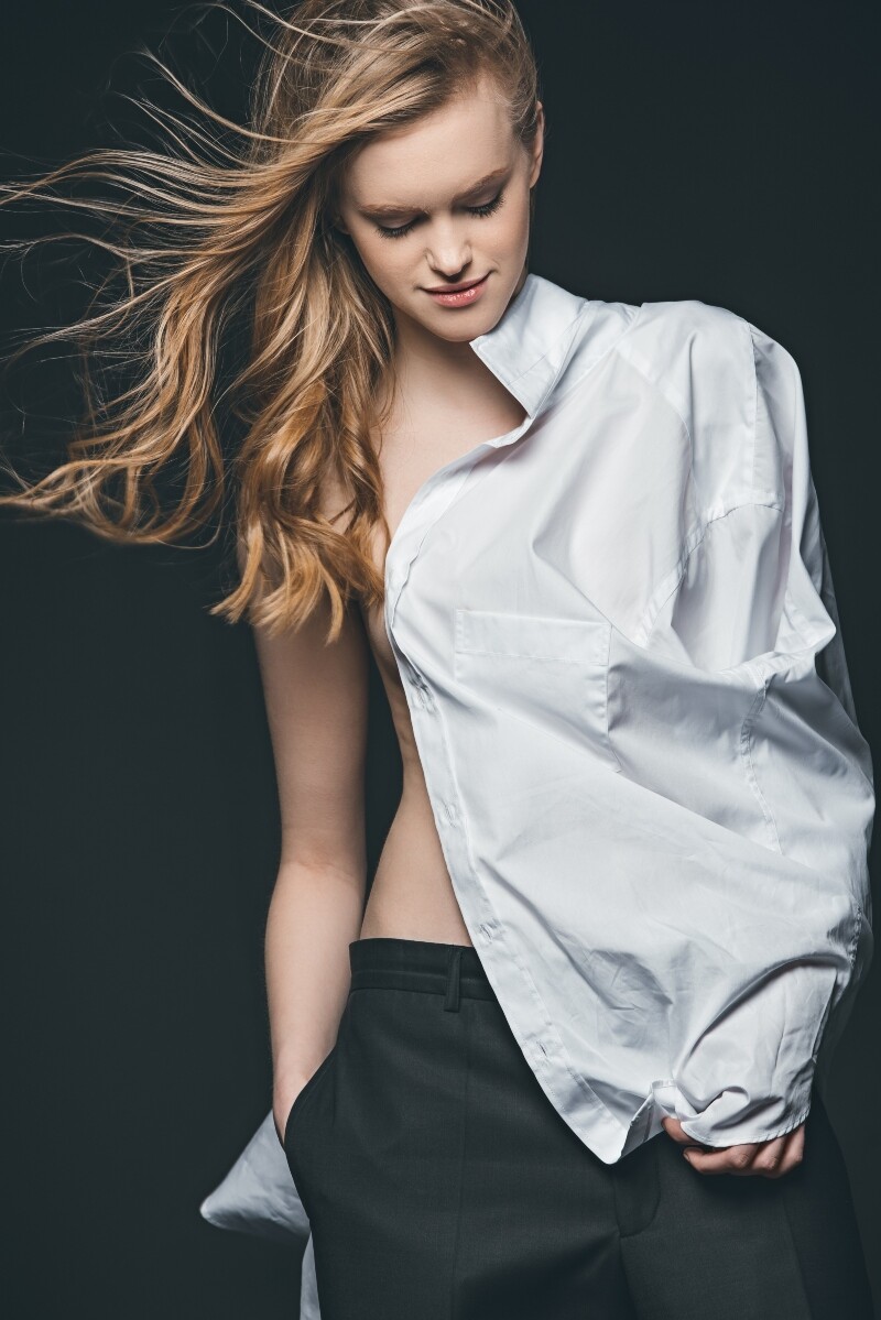 white shirt
